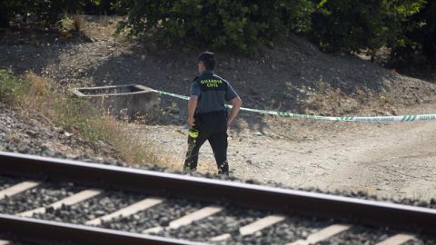 V&iacute;a del tren donde apareci&oacute; muerta Luc&iacute;a Vivar