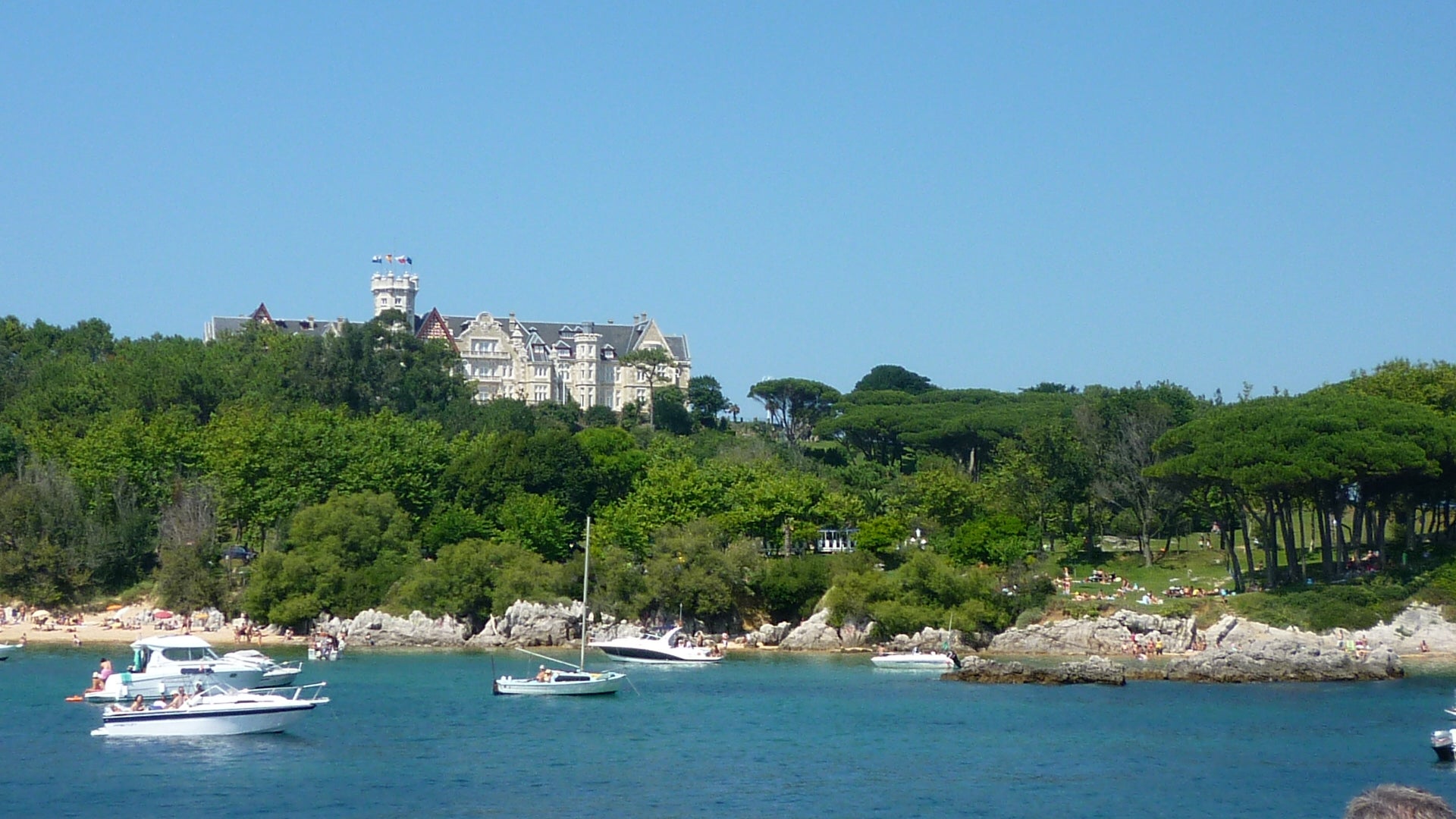 Palacio Magdalena, Bahía de Santander Palacio Magdalena, Bahía de Santander
