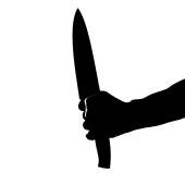 Violencia con arma blanca, imagen de archivo