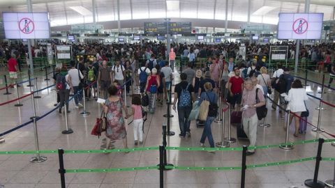 Huelga en el aeropuerto de El Prat