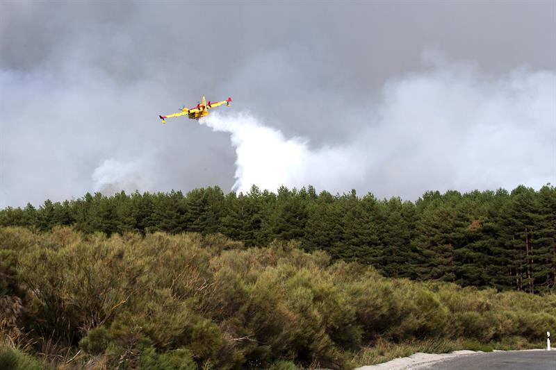 Mejora la situación del incendio de Gredos y no hay riesgo para la población Mejora la situación del incendio de Gredos y no hay riesgo para la población