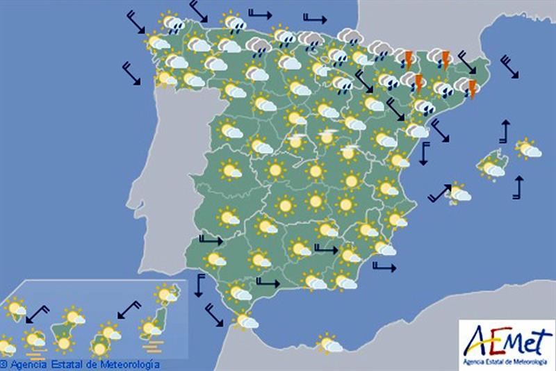 El Tiempo para las próximas horas El Tiempo para las próximas horas
