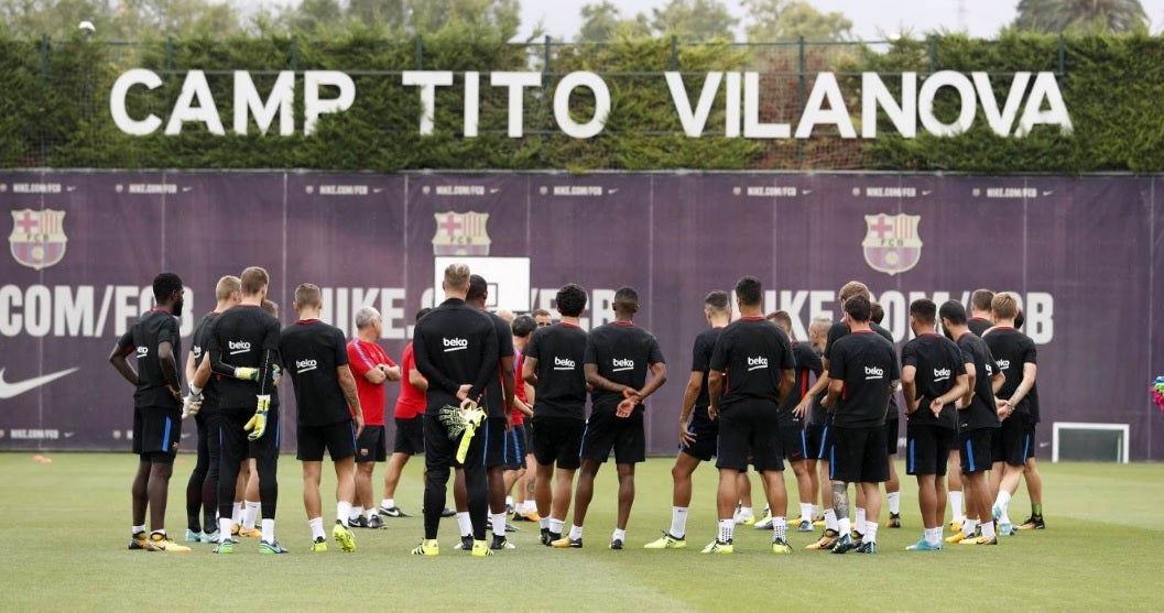 El Barcelona realiza una sesión de recuperación antes de comenzar a preparar la Supercopa de España El Barcelona realiza una sesión de recuperación antes de comenzar a preparar la Supercopa de España