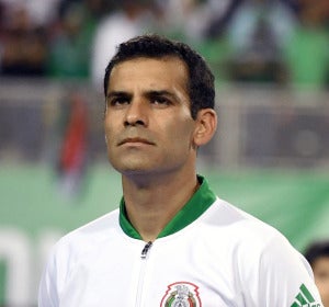 Rafa Márquez, antes de jugar un partido con México Rafa Márquez, antes de jugar un partido con México