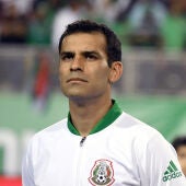 Rafa Márquez, antes de jugar un partido con México