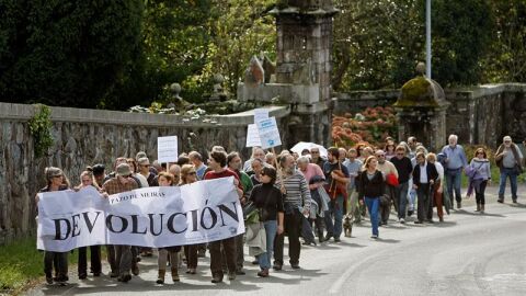 Manifestaci&oacute;n pro devoluci&oacute;n del Pazo de Meir&aacute;s