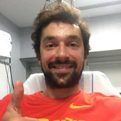 Sergio Llull, tras sufrir su grave lesión de rodilla Sergio Llull, tras sufrir su grave lesión de rodilla