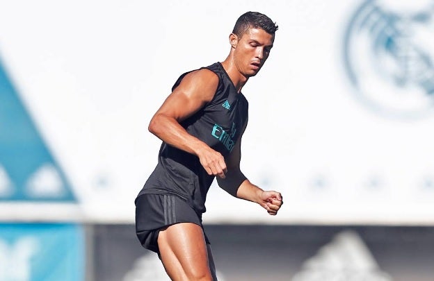 Cristiano Ronaldo acelera para llegar listo a la Supercopa de España Cristiano Ronaldo acelera para llegar listo a la Supercopa de España