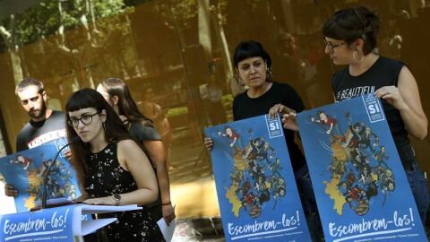 La CUP llama a desobedecer las "leyes injustas" del Estado en su campa&ntilde;a de 1-O