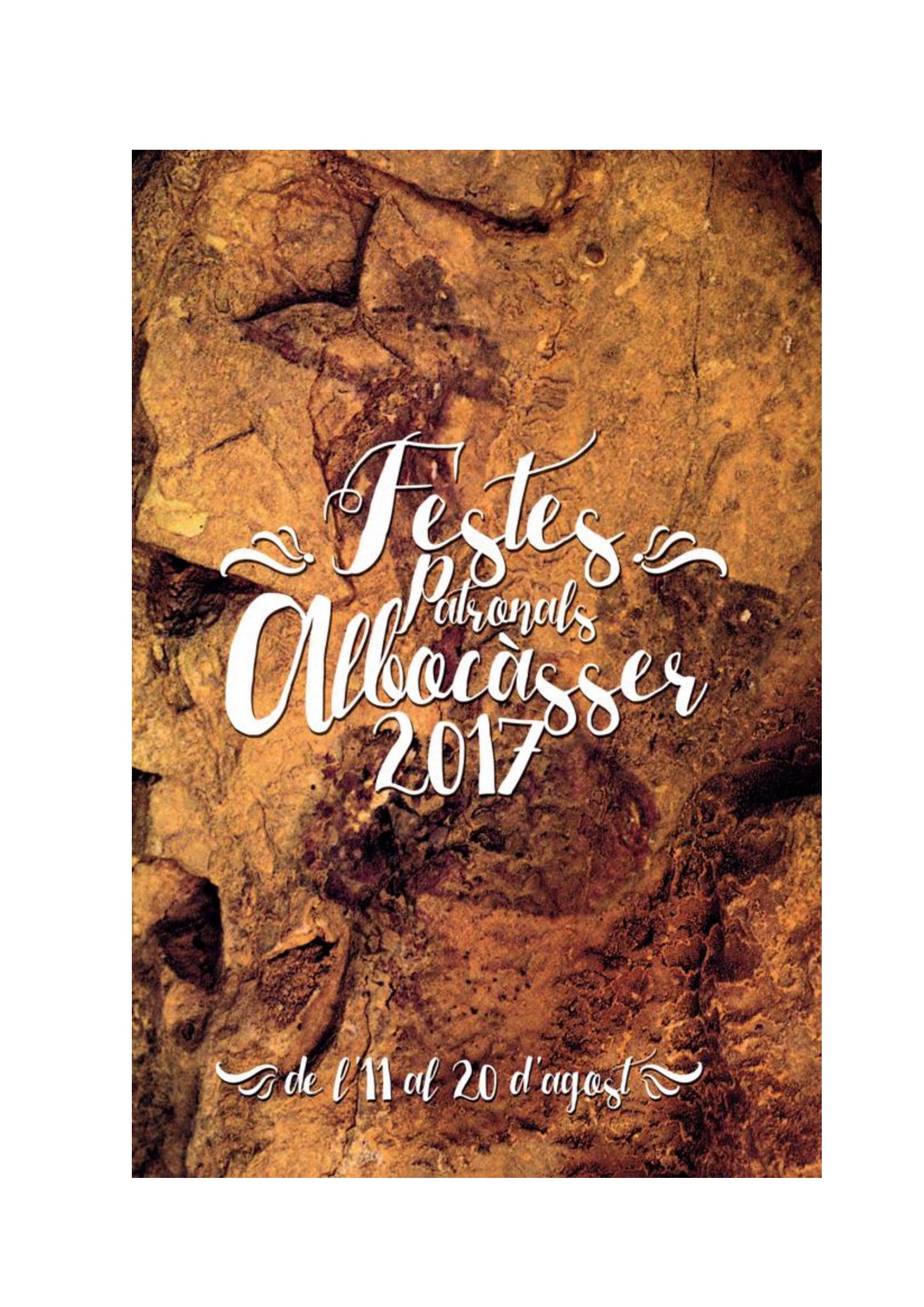 Albocàsser arranca hoy 10 intensos días de fiestas patronales Albocàsser arranca hoy 10 intensos días de fiestas patronales