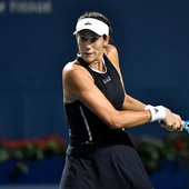 Garbiñe Muguruza, en acción ante Ashleigh Barty Garbiñe Muguruza, en acción ante Ashleigh Barty