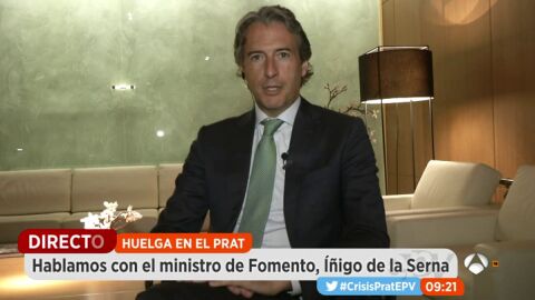 De la Serna no descarta que la Guardia Civil y la Polic&iacute;a asuman los controles en El Prat