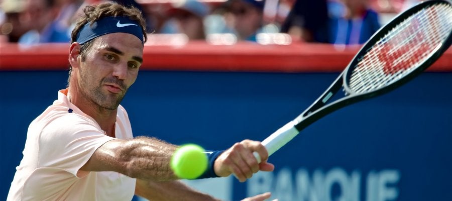 Federer durante el Marters 1000 Federer durante el Marters 1000