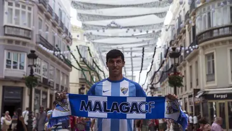 Diego González, nuevo jugador del Málaga CF Diego González, nuevo jugador del Málaga CF