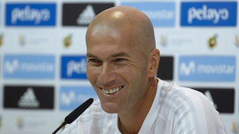 Zidane en rueda de prensa