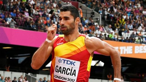 El atleta espa&ntilde;ol Samuel Garc&iacute;a