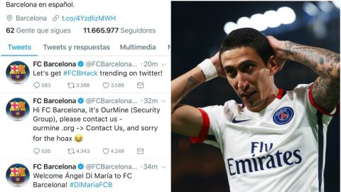 El 'anuncio' del fichaje de Di Mar&iacute;a