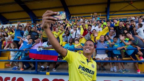 El delantero del Villarreal, Carlos Bacca.