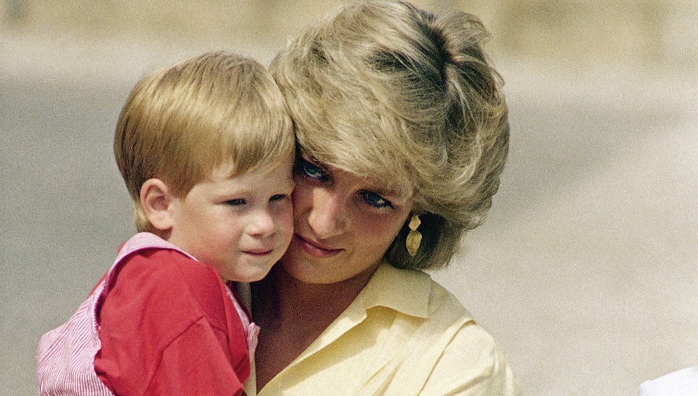 Diana de Gales y el príncipe Enrique