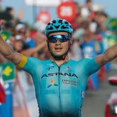 Lutsenko logra imponerse en la quinta etapa de la Vuelta a España Lutsenko logra imponerse en la quinta etapa de la Vuelta a España