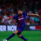 Messi en el partido contra el Betis