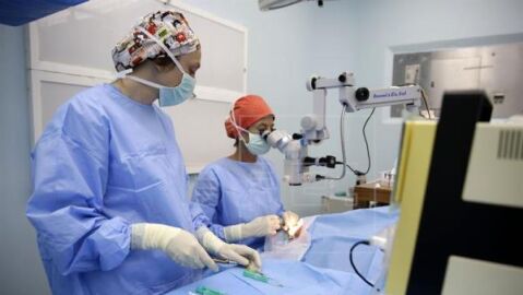 Imagen de archivo de una cirug&iacute;a ocular