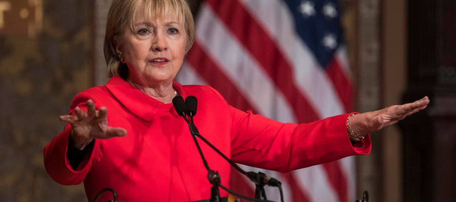 La exsecretaria de estado y excandidata demócrata a la presidencia de Estados Unidos, Hillary Clinton. La exsecretaria de estado y excandidata demócrata a la presidencia de Estados Unidos, Hillary Clinton.