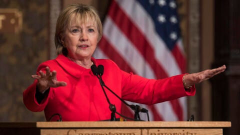 La exsecretaria de estado y excandidata dem&oacute;crata a la presidencia de Estados Unidos, Hillary Clinton.