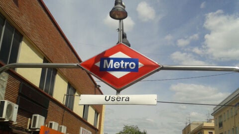 Imagen de archivo de la parada de metro de Usera, en Madrid