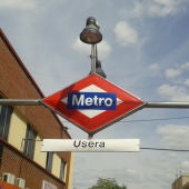 Imagen de archivo de la parada de metro de Usera, en Madrid