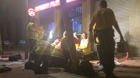 Los servicios de emergencias atienden al hombre en Orcasitas