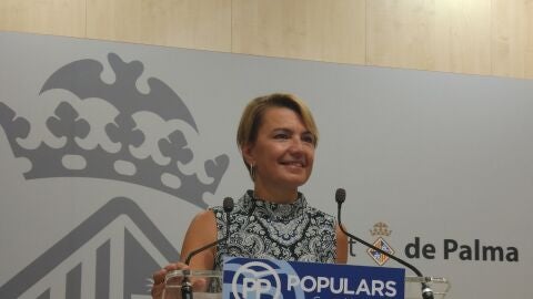 La portavoz del PP municipal, Margalida Dur&aacute;n, en Cort