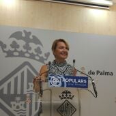 La portavoz del PP municipal, Margalida Durán, en Cort