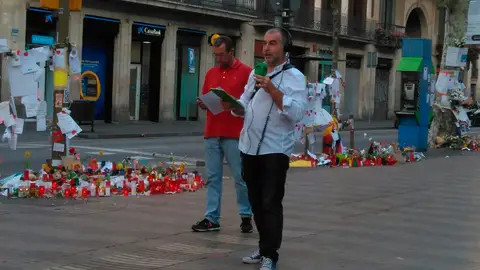Carlos Alsina desde Las Ramblas Carlos Alsina desde Las Ramblas
