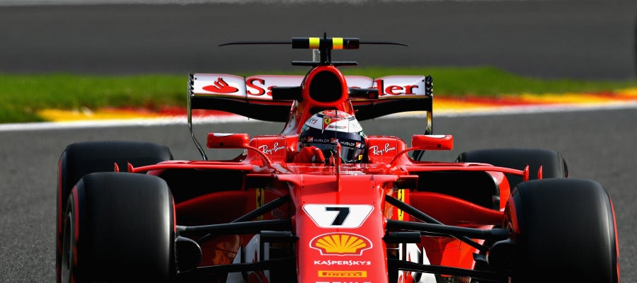 Kimi Raikkonen en Spa Kimi Raikkonen en Spa