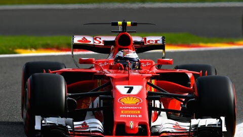 Kimi Raikkonen en Spa