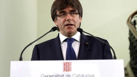 El presidente del Govern de Catalu&ntilde;a, Carles Puigdemont