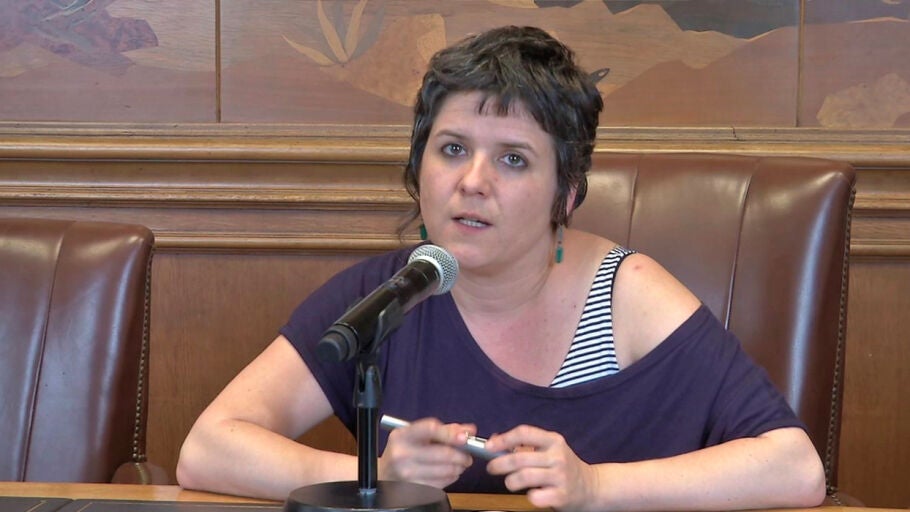 La concejal de Ciutat Vella, Gala Pin