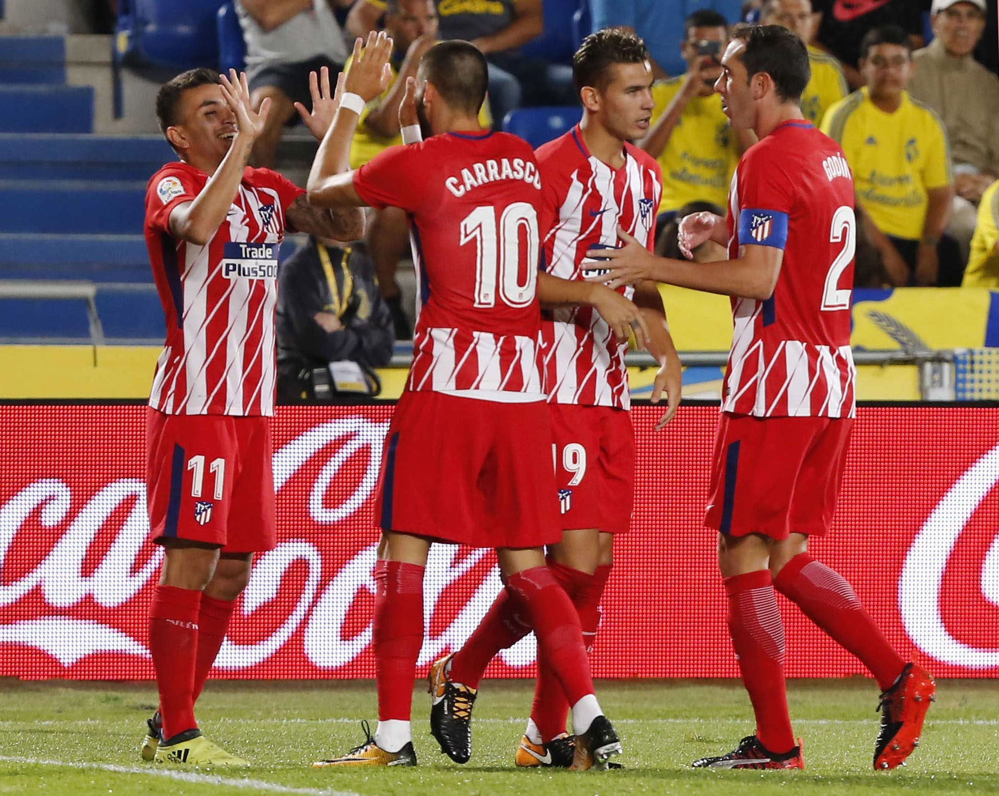 Las Palmas 1 - 5 Atlético. El Atlético vuelve a ganar tras arrollar a Las Palmas Las Palmas 1 - 5 Atlético. El Atlético vuelve a ganar tras arrollar a Las Palmas