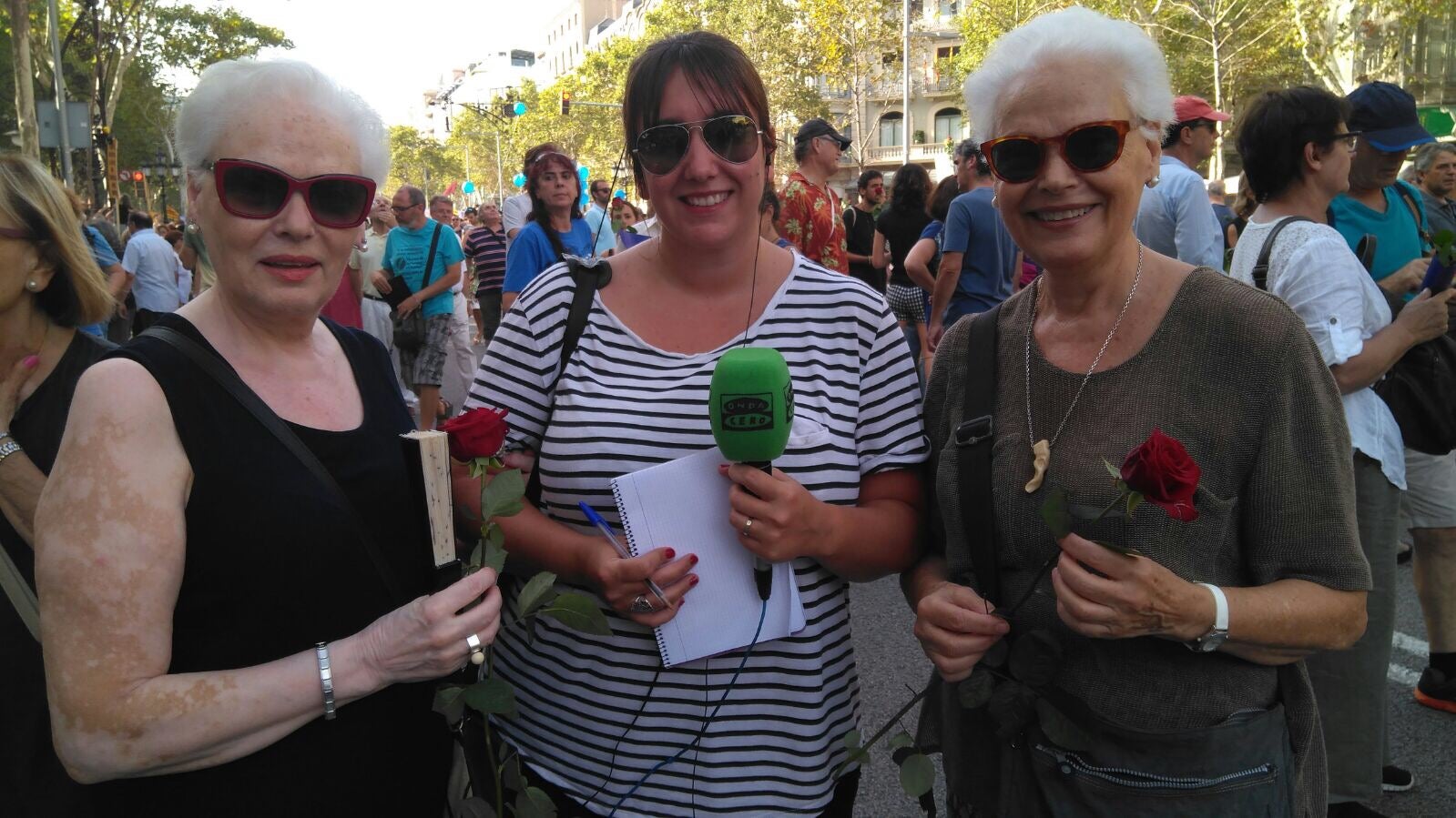 Asistente a la manifestación: "Barcelona se merece que la manifestación se llene" Asistente a la manifestación: "Barcelona se merece que la manifestación se llene"