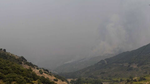 Incendio en La Cabrera, en Le&oacute;n