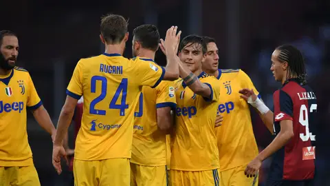 Paulo Dybala celebra uno de sus goles con la Juventus Paulo Dybala celebra uno de sus goles con la Juventus