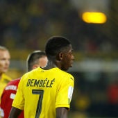 Dembele, con el Borussia Dortmund