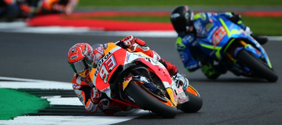 Marc Márquez en el GP de Gran Bretaña Marc Márquez en el GP de Gran Bretaña