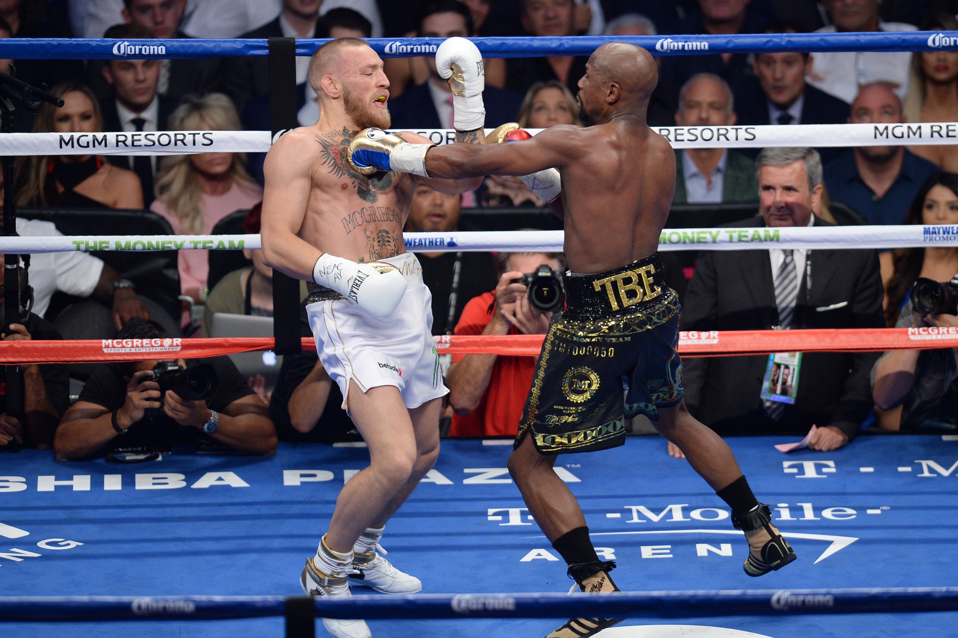 Mayweather contra McGregor en imágenes Mayweather contra McGregor en imágenes