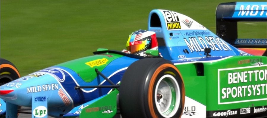 Mick Schumacher con el Benetton Mick Schumacher con el Benetton