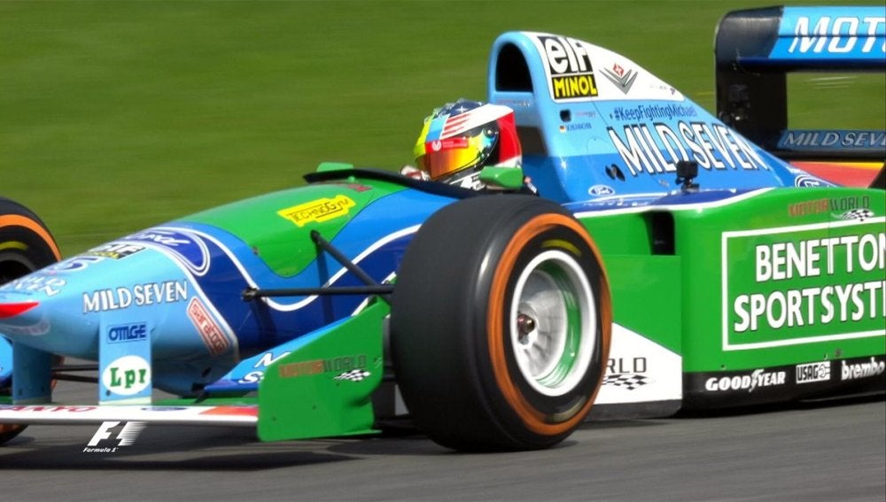 Mick Schumacher con el Benetton