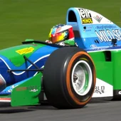 Mick Schumacher con el Benetton Mick Schumacher con el Benetton