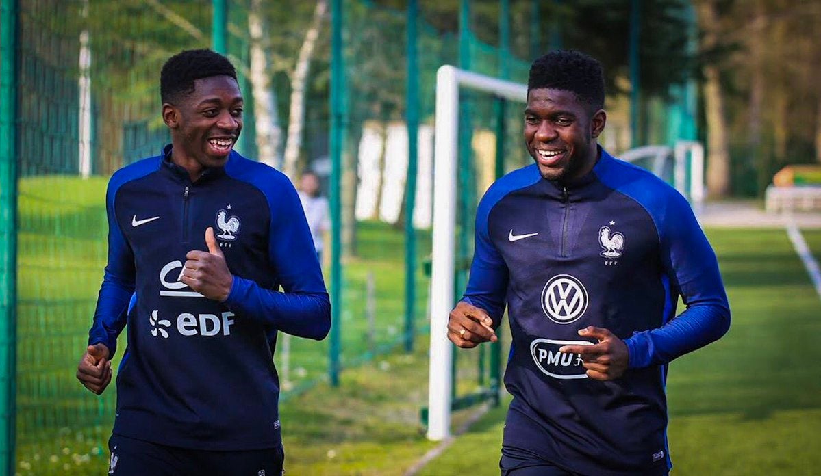 Umtiti revela el apodo de Dembélé en el vestuario Umtiti revela el apodo de Dembélé en el vestuario
