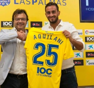 Alberto Aquilani, nuevo jugador de Las Palmas. Alberto Aquilani, nuevo jugador de Las Palmas.